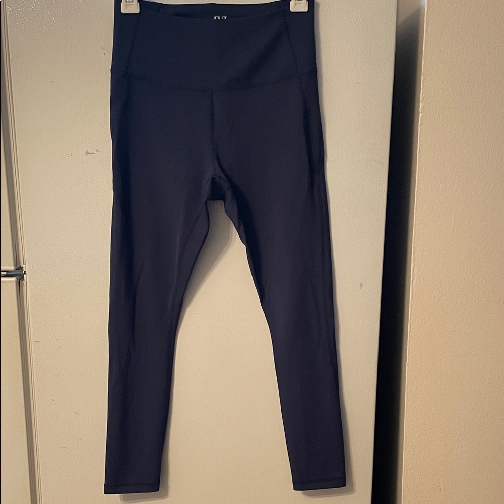 IVL Size 6‎ Navy Blue High-Waisted Leggings Back Zipper